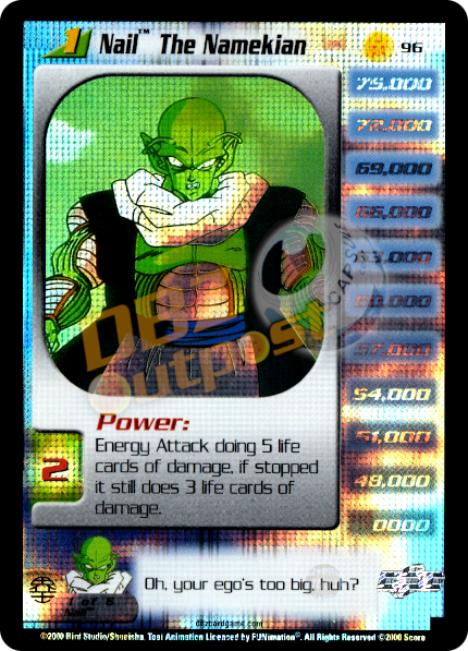 96 - Nail The Namekian Unlimited Foil