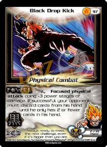 97 - Black Drop Kick Unlimited Foil