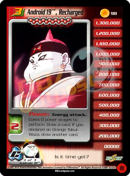 98 - Android 19, Recharged Limited Foil