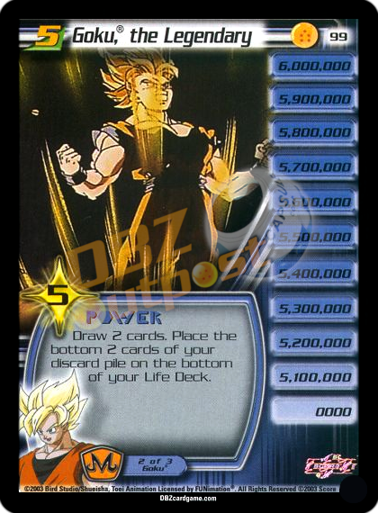 99 - Goku, the Legendary Unlimited Foil