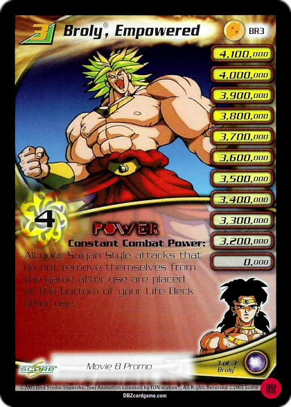 BR3 - Broly, Empowered GOLD
