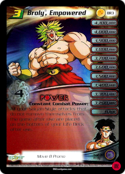 BR3 - Broly, Empowered SILVER
