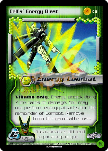 C3 - Cell's Energy Blast Limited Foil