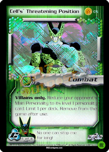 C6 - Cell's Threatening Position Limited Foil