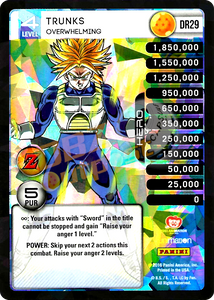 DR29 Trunks Overwhelming Booster Pack Foil