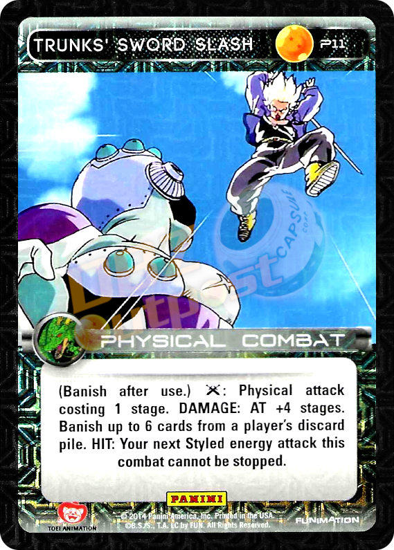 P11 Trunks' Sword Slash Foil – DBZ Outpost