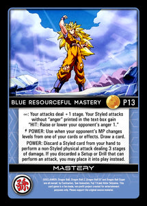 P13 Blue Resourceful Mastery Foil