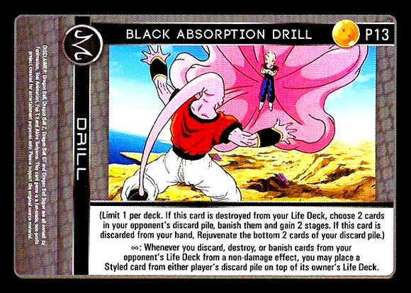 P13  Black Absorption Drill