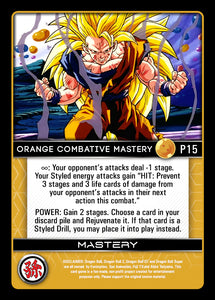 P15 Orange Combative Mastery