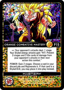 P15 Orange Combative Mastery Foil