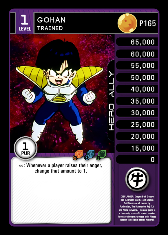 P165 Gohan, Trained Ally Promo (FanZ)