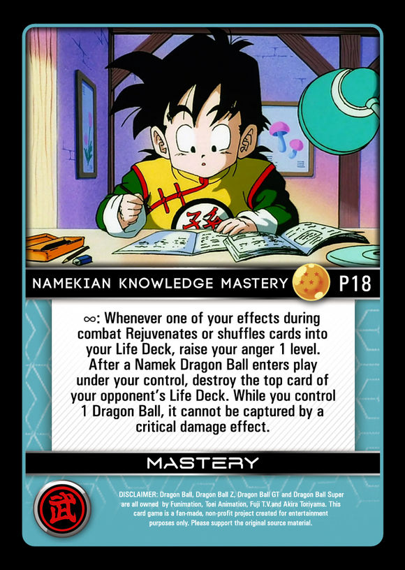 P18 Namekian Knowledge Mastery