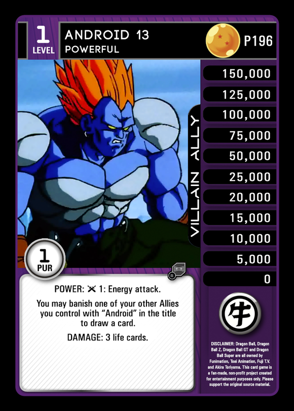 P196 Android 13, Powerful Ally Promo (FanZ)