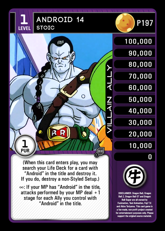 P197 Android 14, Stoic Ally Promo (FanZ)