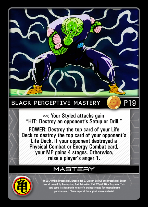 P19 Black Perceptive Mastery