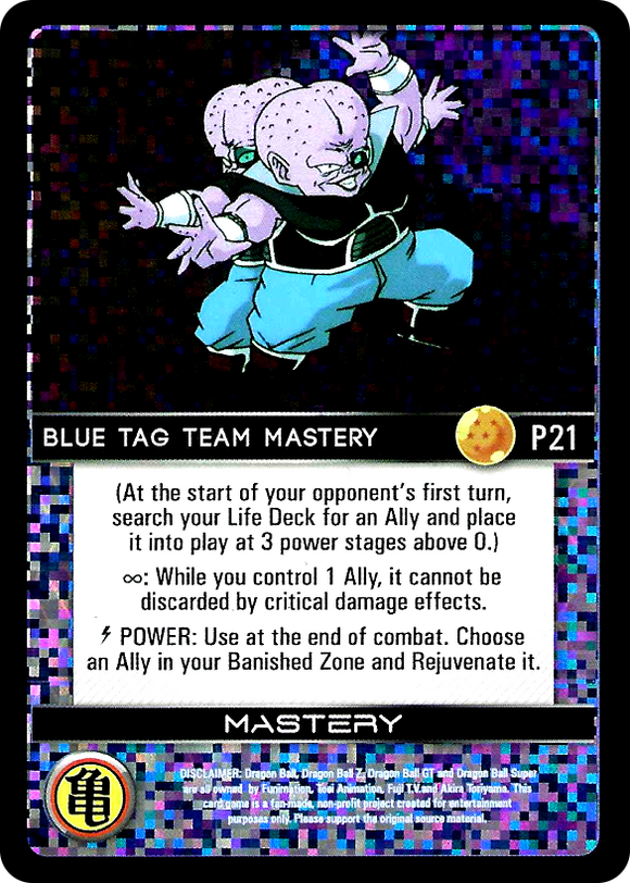 P21 Blue Tag Team Mastery ALT Foil