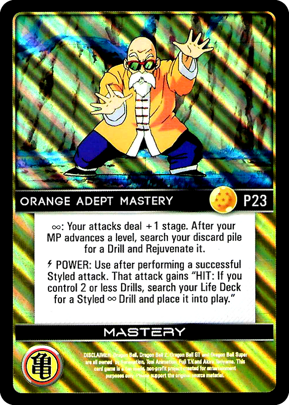 P23 Orange Adept Mastery Foil