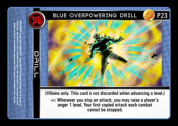 P23 Blue Overpowering Drill Foil