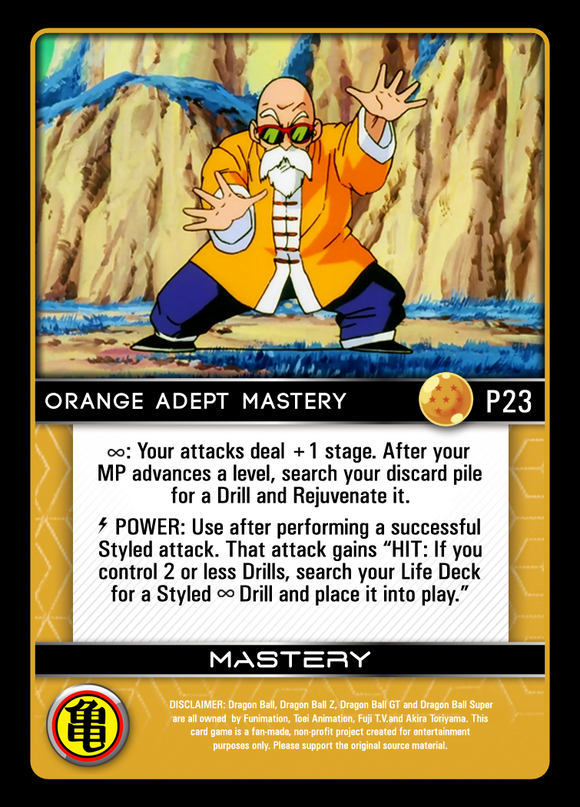 P23 Orange Adept Mastery