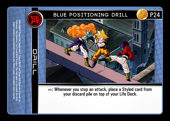 P24 Blue Positioning Drill Foil