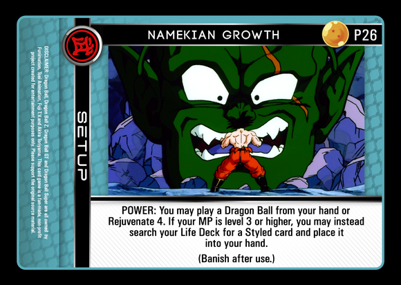 P26 Namekian Growth Foil