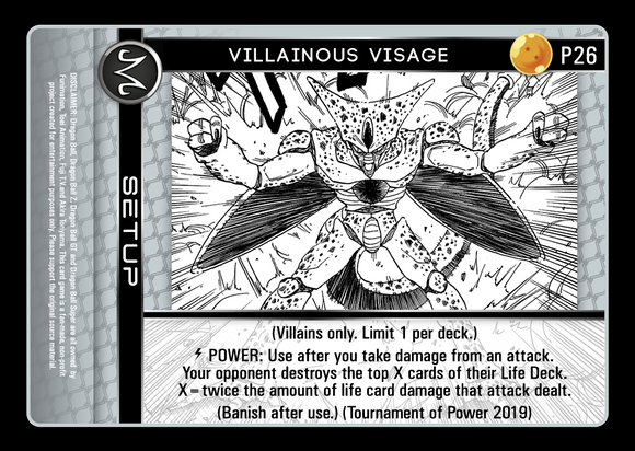 P26 Villainous Visage Foil