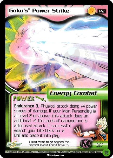 P2 - Goku's Power Strike