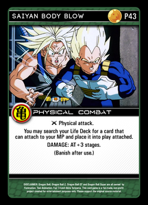 P43 Saiyan Body Blow Foil