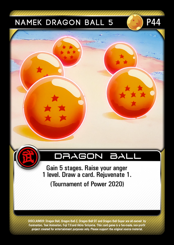 P44 Namek Dragon Ball 5 Foil