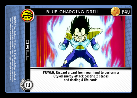 P49 Blue Charging Drill Foil