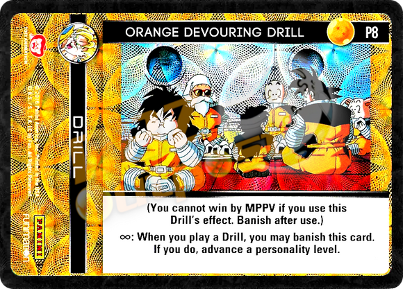 P8 Orange Devouring Drill Foil