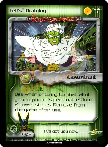 Preview 1 - Cell's Draining Unlimited Foil