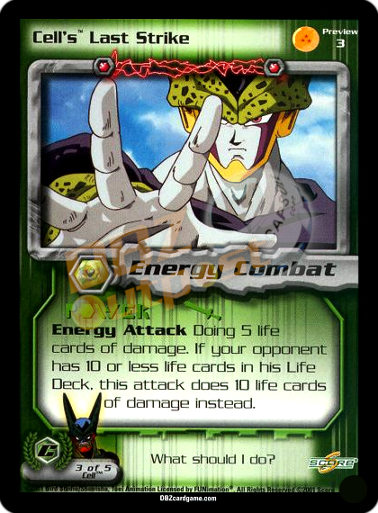 Preview 3 - Cell's Last Strike Unlimited Foil