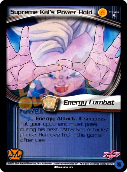 Preview 5 - Supreme Kai's Power Hold Limited Foil