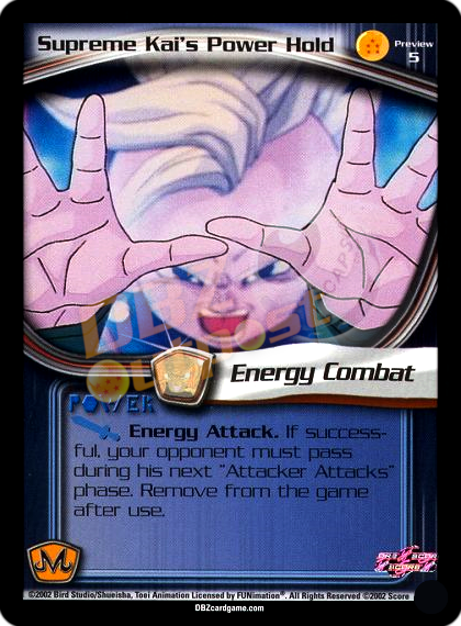Preview 5 - Supreme Kai's Power Hold Unlimited Foil