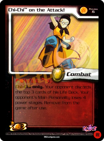 Preview 6 - Chi-Chi on the Attack! Limited Foil