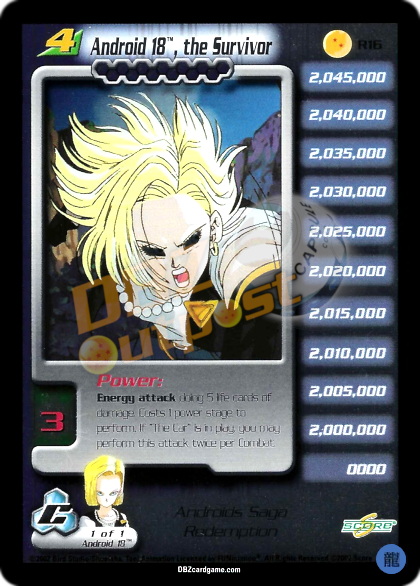 R16 - Android 18, the Survivor
