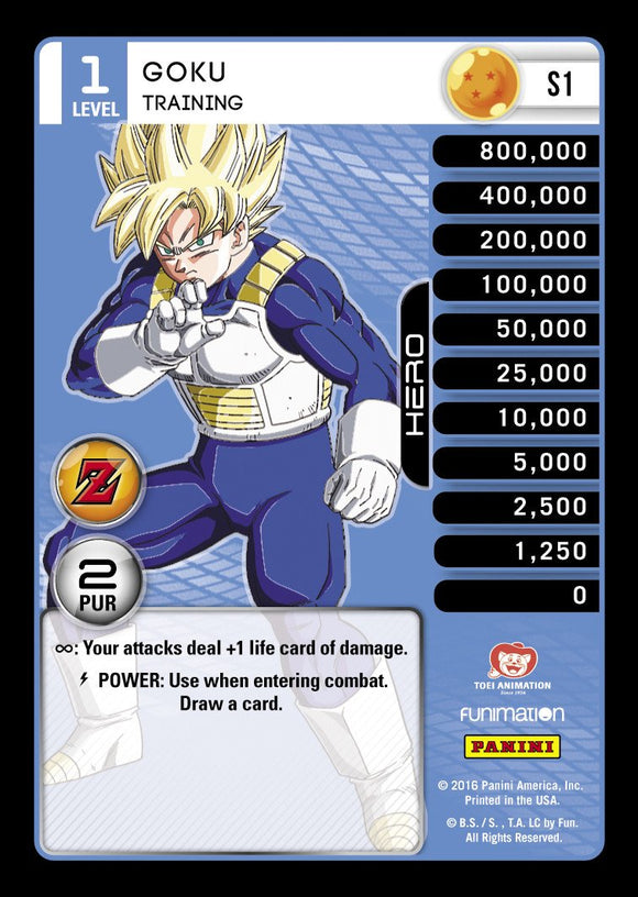 S1 Goku Training Hi-Tech Prizm