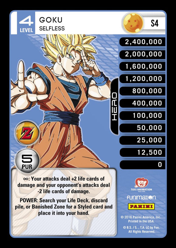 S4 Goku Selfless Hi-Tech Prizm