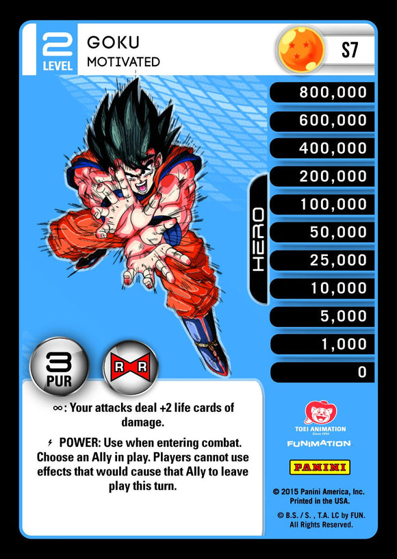 S7 Goku Motivated Hi-Tech Prizm