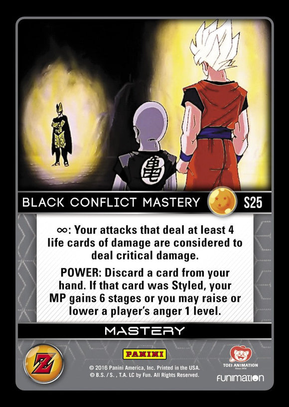 S25 Black Conflict Mastery Hi-Tech Prizm
