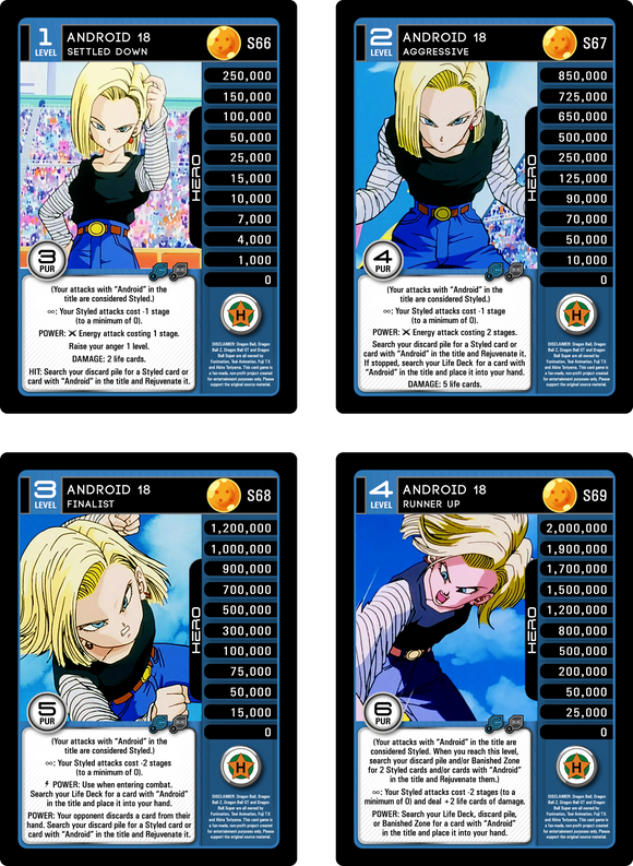 S66-69  Android 18  MP Set