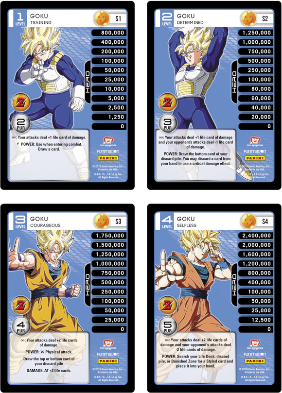 Goku Level 1-4 Hi-Tech Main Personality Set (Awakening)
