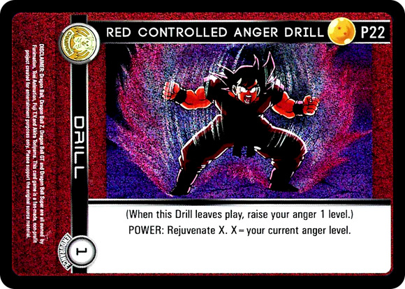 P22 Red Controlled Anger Drill Foil