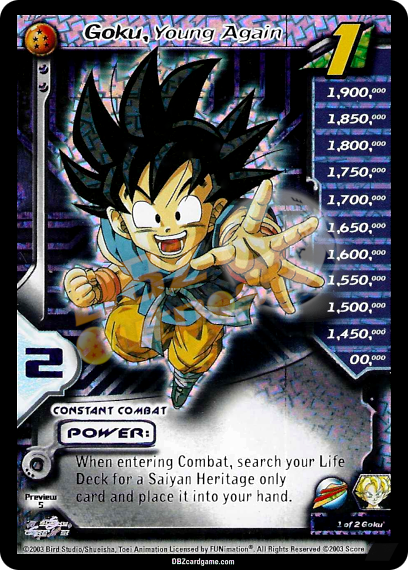 Preview 5 - Goku, Young Again Unlimited Foil