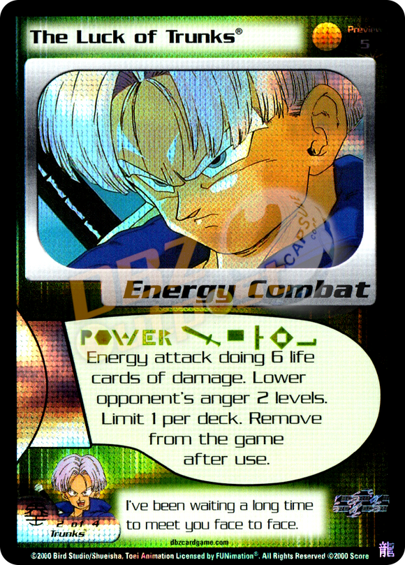 Preview 5 - The Luck of Trunks Limited Foil