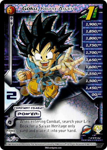 Preview 5 - Goku, Young Again Limited Foil
