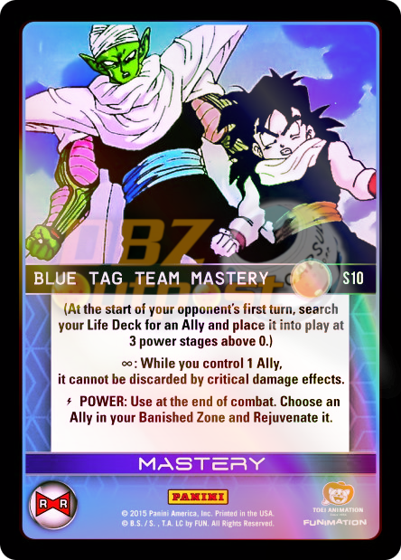 S10 Blue Tag Team Mastery Hi-Tech Rainbow Prizm