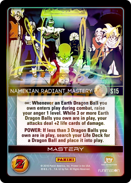 S15 Namekian Radiant Mastery Hi-Tech Rainbow Prizm