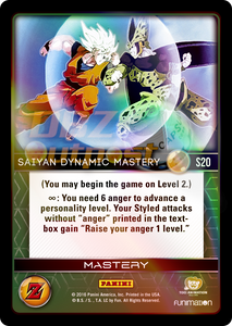 S20 Saiyan Dynamic Mastery Hi-Tech Rainbow Prizm